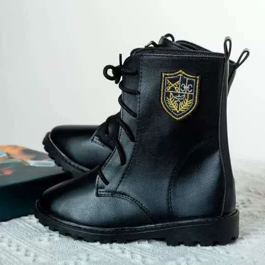 Новые Детские военные ботинки, мужская и женская детская обувь, ботинки Martin, одиночные ботинки с высоким берцем, ботинки для спецназа, студенческие тренировочные ботинки