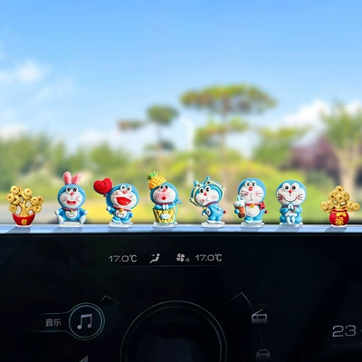 Ornaments Blessing Cat Car | Car ornaments - multiple-options-available-see-details-page-happy-time-blessing-cat-6-styles-money-tree-red-free-traceless-stickers