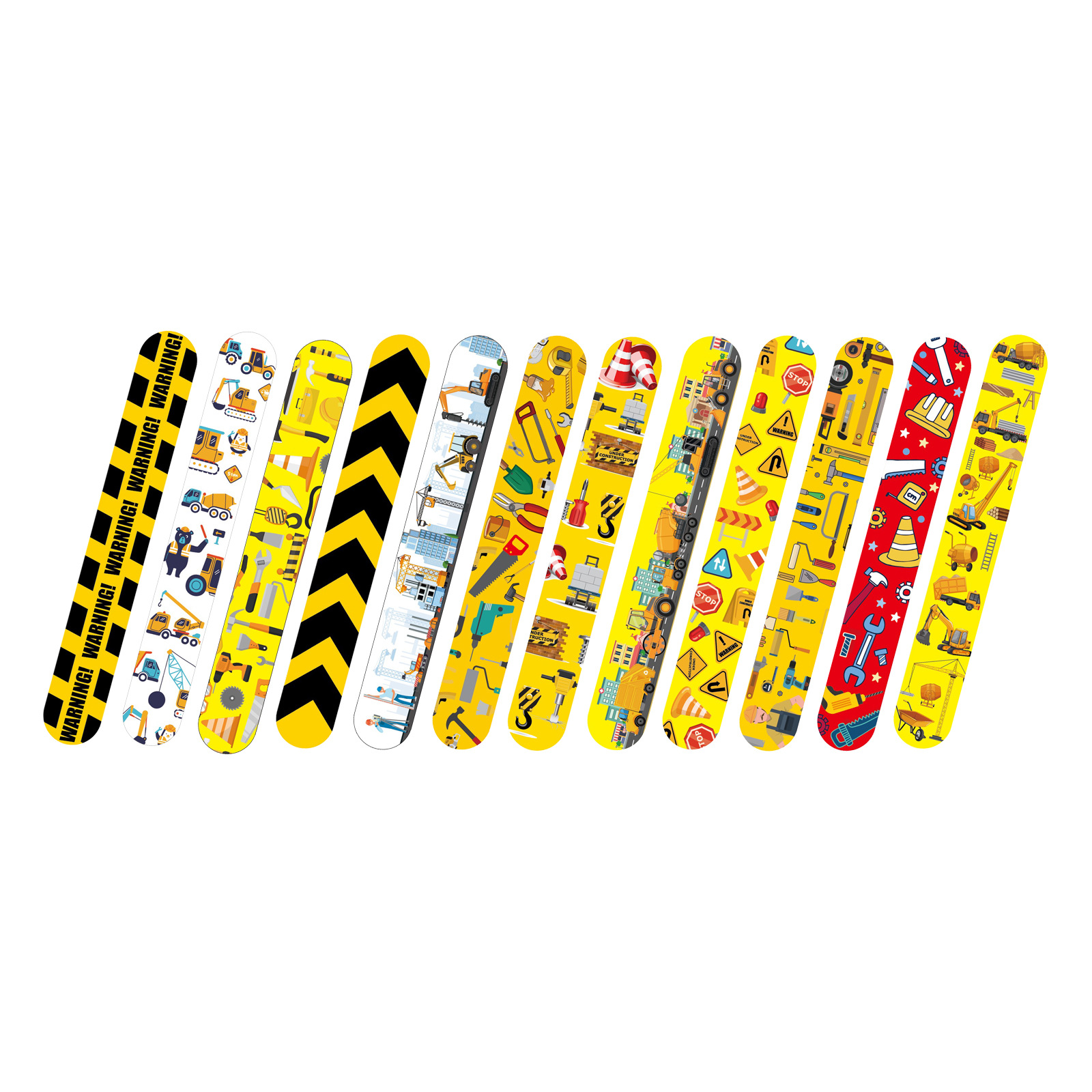 Herramientas de construcción transfronterizas de coches de ingeniería de coches de ingeniería de fiestas de brazaletes de temas de fiestas