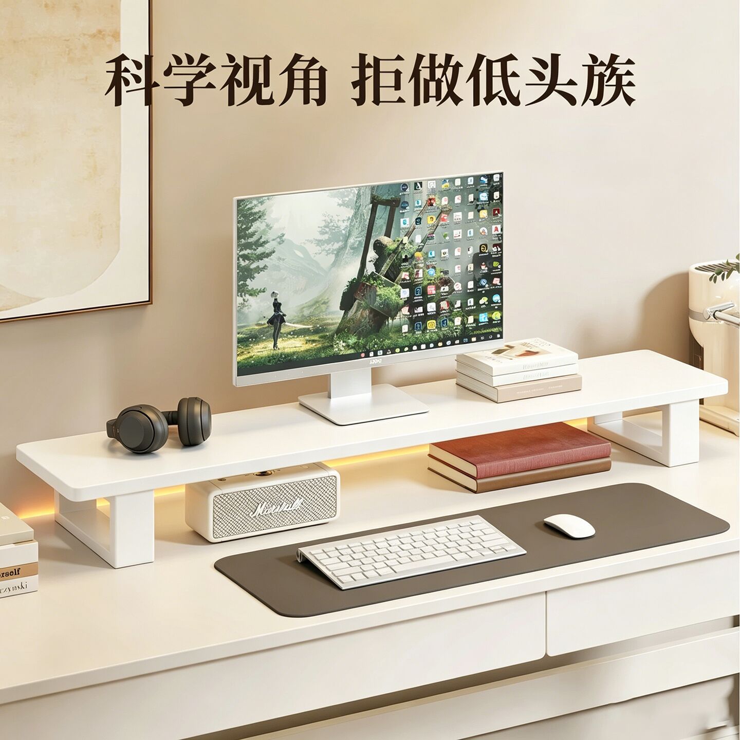 Soporte Elevador para Monitor para Escritorio y Hogar
