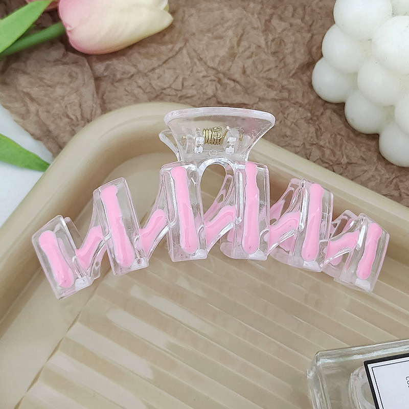 Accesorios para el cabello coreanos Clip de sensación premium de verano Clip de tiburón en la parte posterior de la cabeza