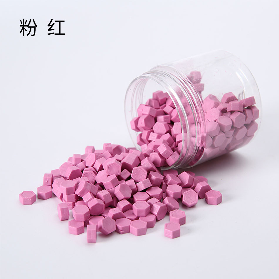 Macaron en caja de 50 colores, cera de pintura de fuego de color mixto, cera de botella granular mate, 60g, peso neto, aproximadamente 38g, sobre, cera sellada