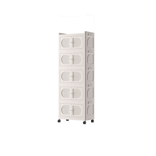 Simple style extra large capacity clothing storage cabinet household folding storage cabinet multi-layer storage cabinet quilt storage rack
