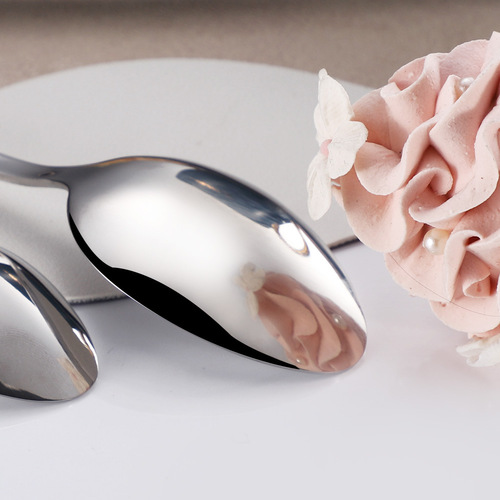 304 stainless steel spoon thickened household adult spoon Chinese style cute children's creative eating spoon stirring spoon