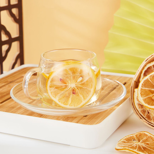 Brew Chrysanthemum Lemon Water with Non-Freeze-Dried Lemon Slices, No Honey, No Sugar, 40g Bottle of Edible Lemon Dry Slices for Cold Brew