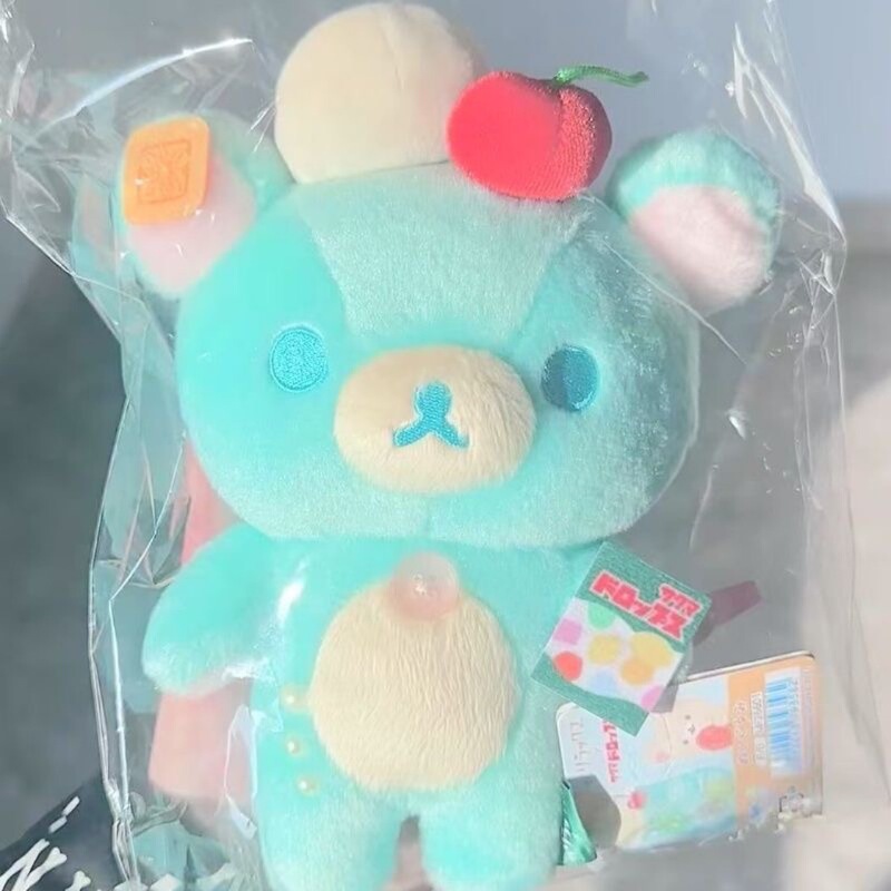 Japanese loft Limited Komitsu Bear Tea Series Bozi Soda Flavor Bear Cute Honey Bear Muffin Brother Pendant