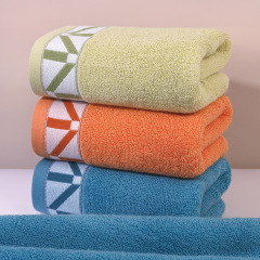 Pure Cotton Wholesale Household Thick Absorbent Tussie-Made Tulle Cloud Pattern Gift Towel