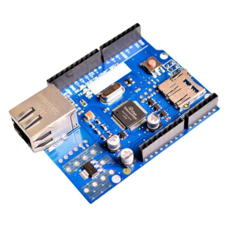 Сетевое расширение Ethernet W5100 R3 совместимо с Mega Uno модулем