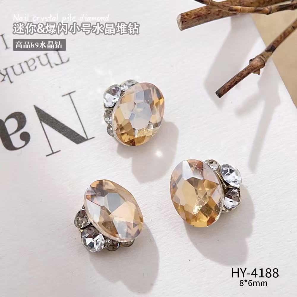 Z187-완성된 다이아몬드 더미-샴페인 비둘기알