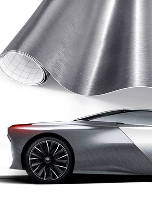 Automotive Film: drawing color changing film electroplating - 10cm-150cm-light-gray