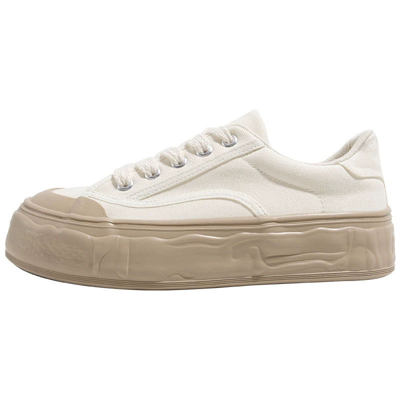 Крашевые/исправление: В оригинале текст странный: " Cloth retro universal white shoes, 2112W". Перевод: "Кожаная обувь в ретро-стиле из ткани, универсальные белые кеды, 2112W"