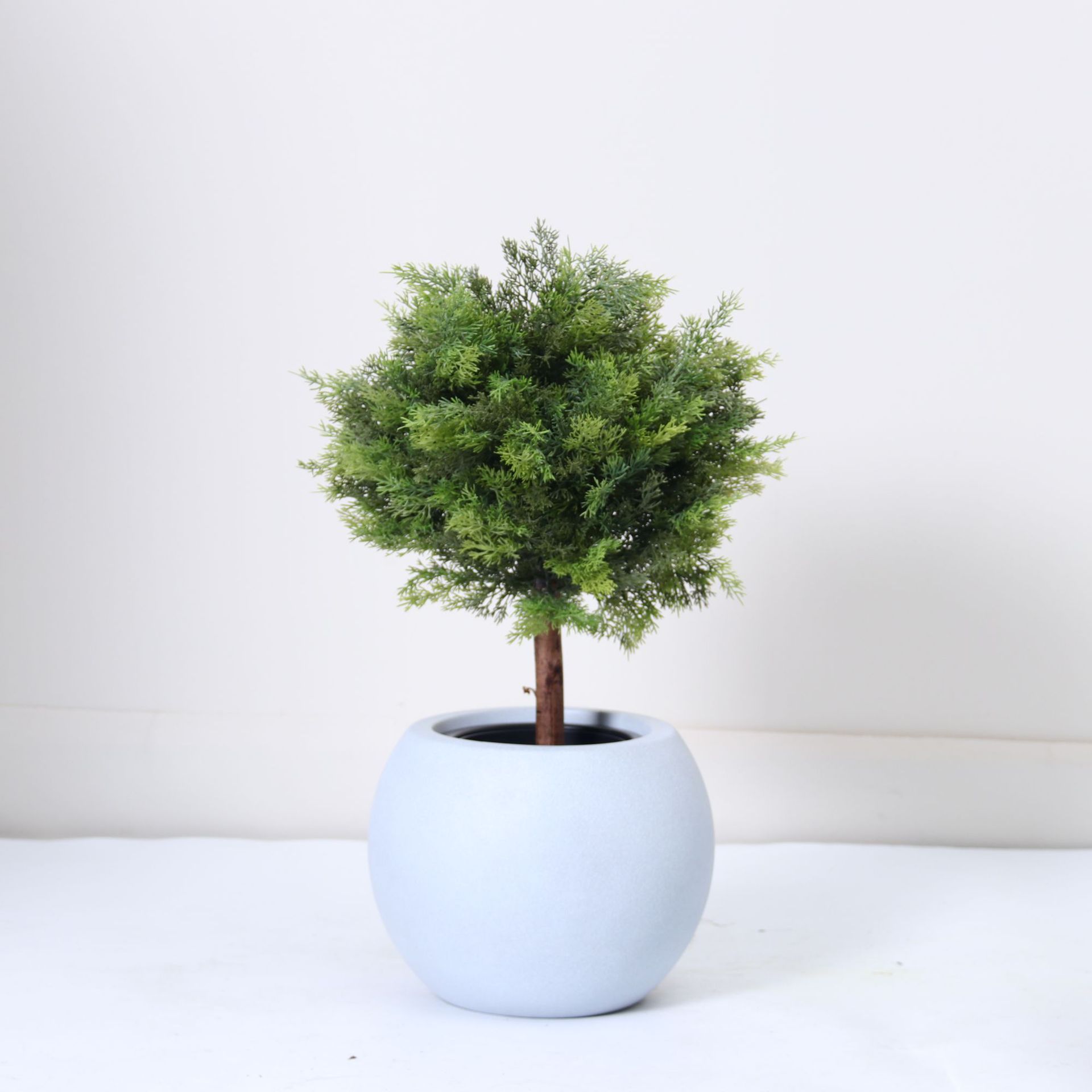 Simulación de bola de hierba de Milán, falsa planta verde, planta en maceta, decoración de piso para el hogar de interior, decoración de bolas, paisajismo de plantas biónicas