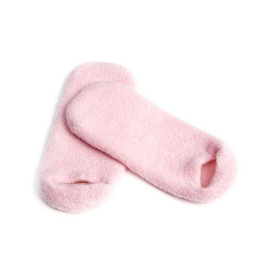 Essential Oil Moisturizing Gel Sock Set with Feather-Yarn Gel Foot Mask, Gel Socks, Gel Gloves