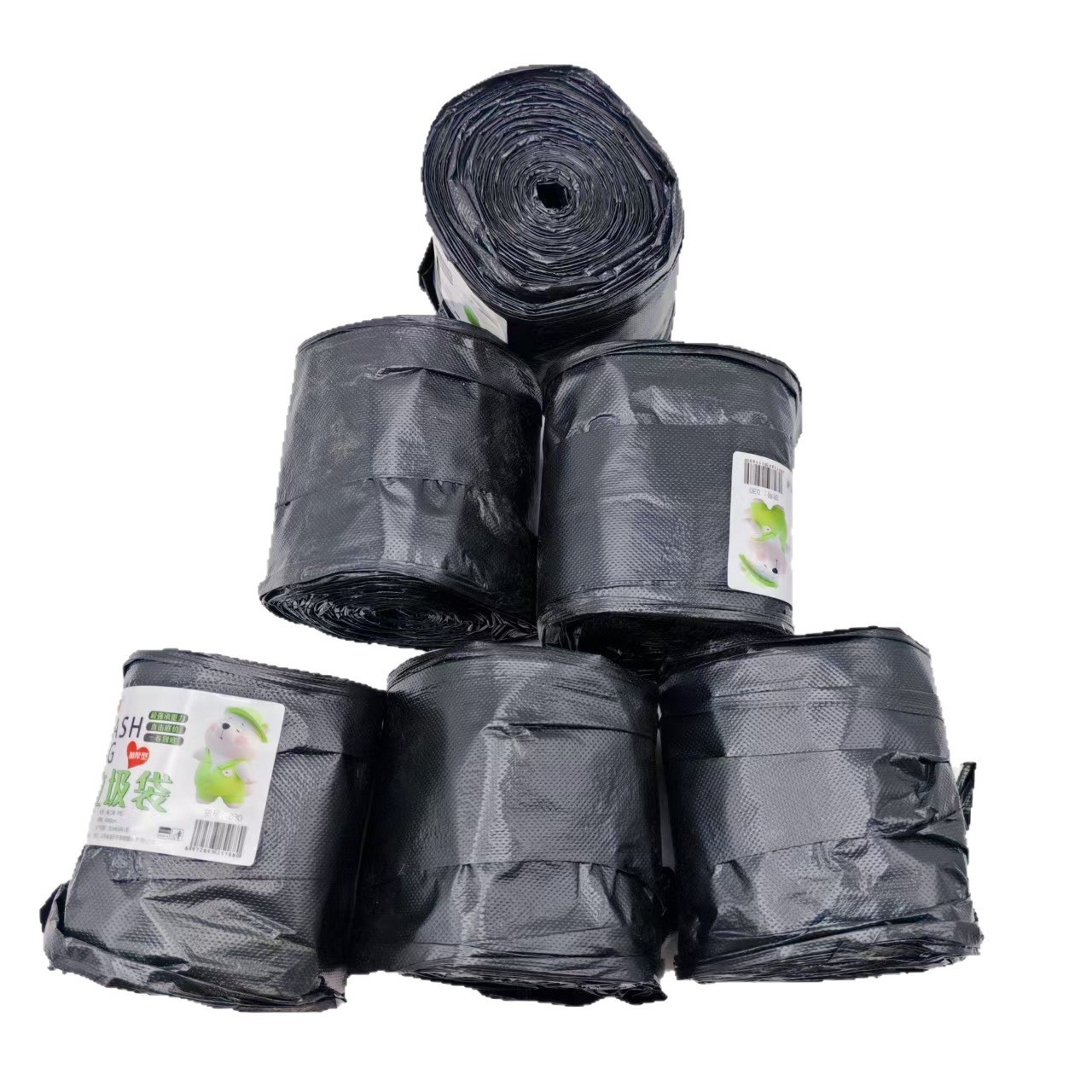 批发黑色背心手提垃圾袋餐饮商用厨房宿舍一次性家用背心式塑料袋
