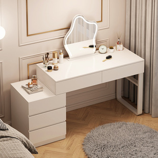 Dressing Table Bedroom Modern Simple Small Apartment Light Luxury Dressing Table 2025 New Storage Cabinet Integrated Makeup Table