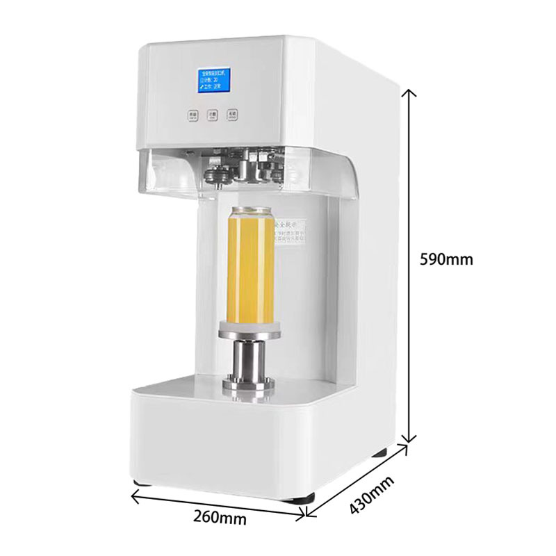 Máquina comercial de envasado de bebidas y té con leche totalmente automática, sin rotación, famosa en internet, máquina selladora de tiendas, máquina selladora de cerveza con tapa de fácil apertura