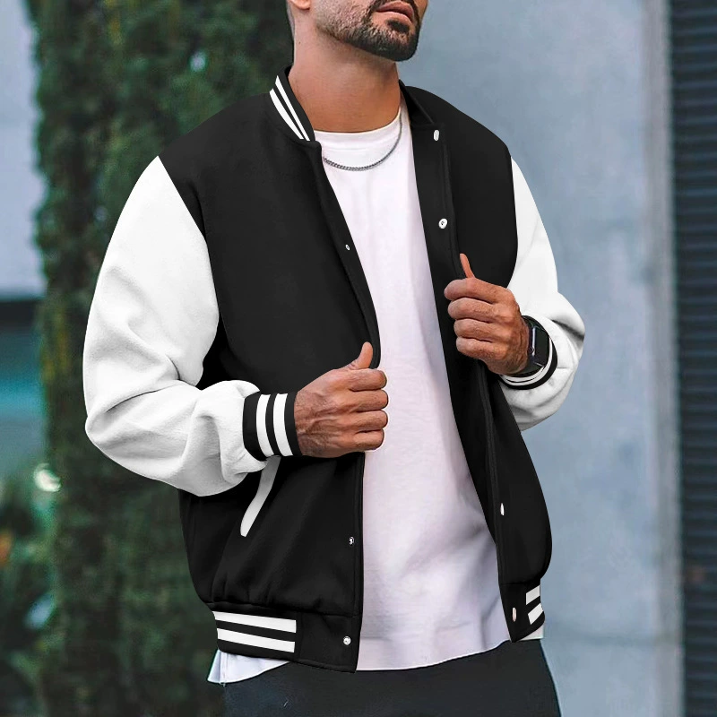 Оверсайз бейсбольная куртка унисекс, подростковая, осень, стиль varsity, S–XXXL, с печатью логотипа