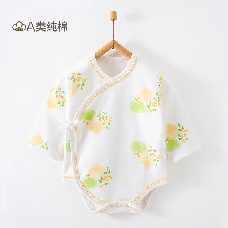 Ropa de bebé, ropa de rastreo para recién nacidos, ropa de bebé Anyang, ropa de bebé para bebés de cuatro estaciones, un abrigo de verano de algodón puro