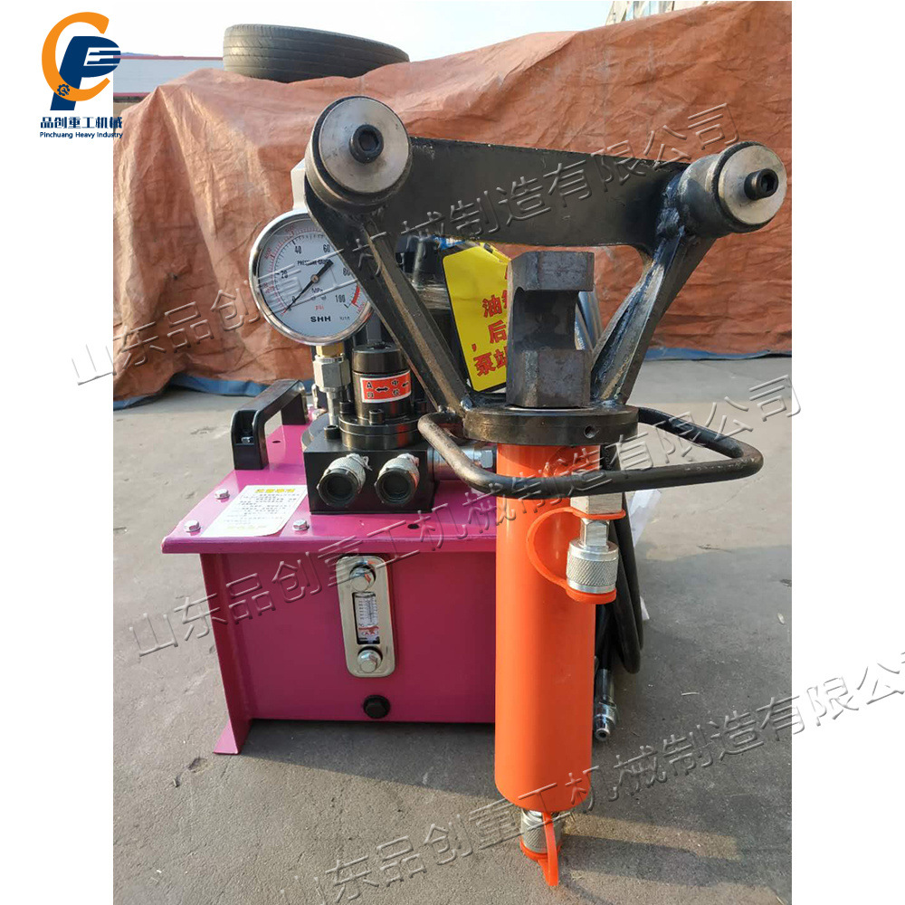 手提式钢筋弯曲机 小型液压建筑工地折弯机 高速公路螺纹钢弯弧机