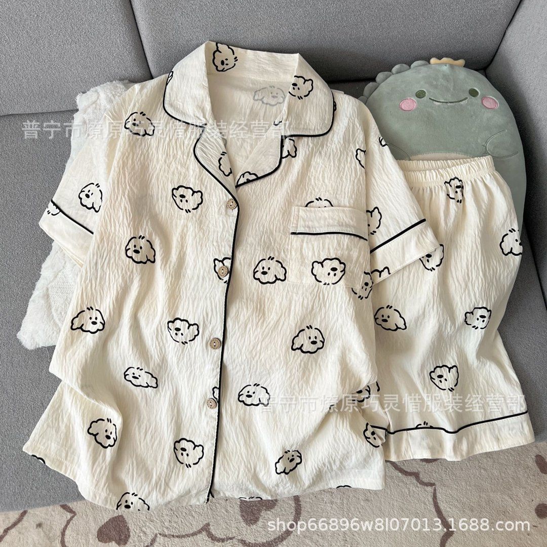 Zd-2341-48#Cloud puppy white