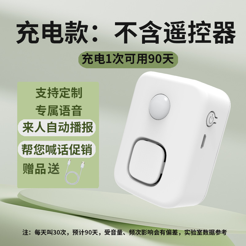 玄関へようこそドアセンサーショップの迎賓器音声提示器がドアベルを感知して店に入ってきて注意する|undefined