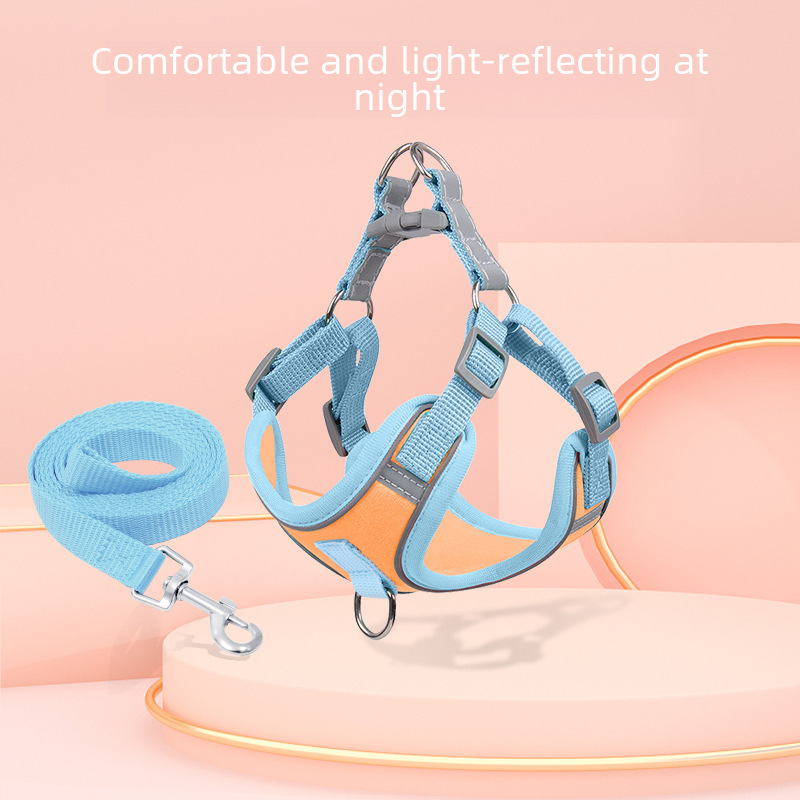 Pet Leash Outdoor Dog Harness Pet Clothes Dog Walking Leash Half Pack Cat Leash