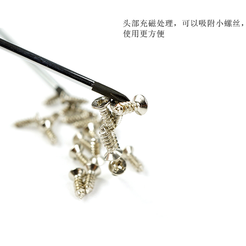 Juego de destornillador doméstico, combinación de destornillador pequeño de una palabra cruzada, herramienta de destornillador multifunción súper dura