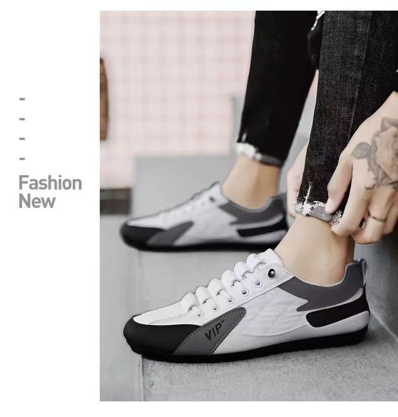 Baskets décontractées polyvalentes pour homme slip-on_voghion.com