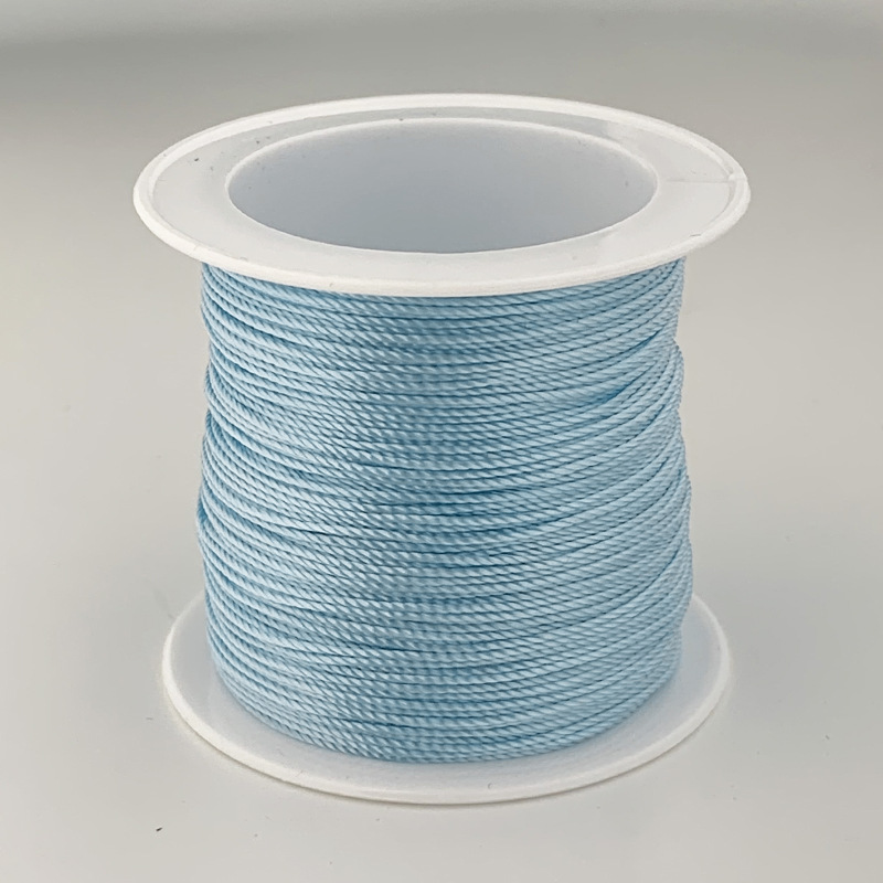 12 hilos de alambre trenzado hilo rojo hilo de color Morandi cuerda trenzada collar cuerda cuerda trenzada a mano material de bricolaje