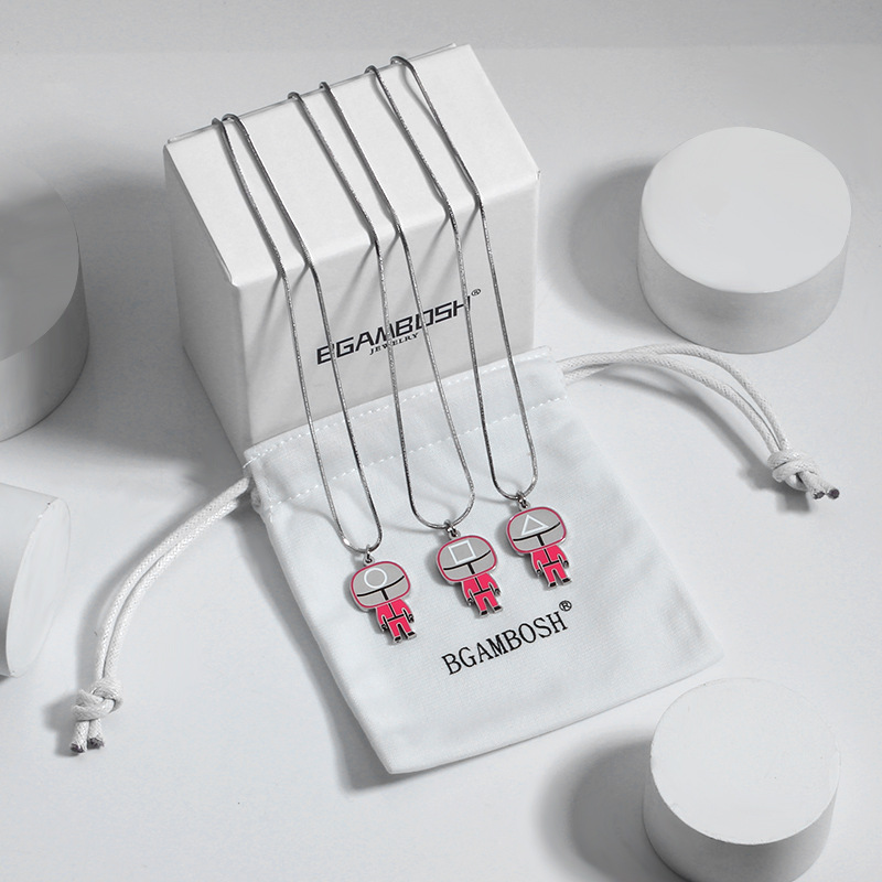 Moda coreana moda infantil de dibujos animados COLLAR COLGANTE DE LOS NIÑOS joyería