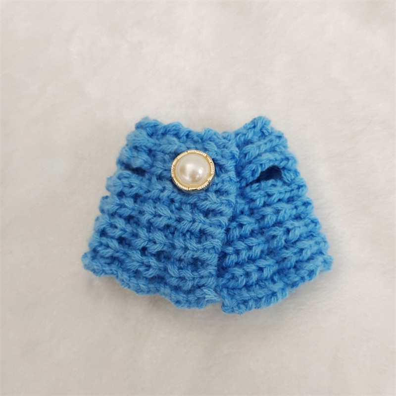 Venta caliente perro cabeza 14cm muñeco de peluche suéter colección de accesorios de ropa rabu ropa spot al por mayor