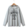 High-end gray sweatshirt