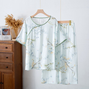 竹纖維居家服套裝(短袖/七分袖)