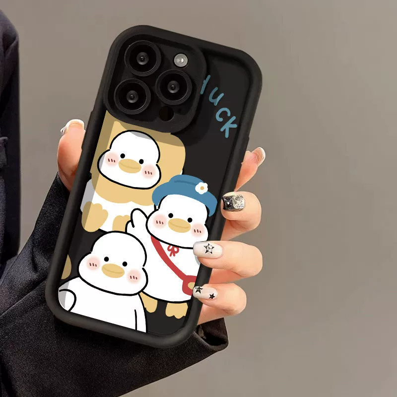 B.Duck, Apple, мультяшный чехол для iPhone 17 Pro, 17 Pro Max, 15, защита от падений