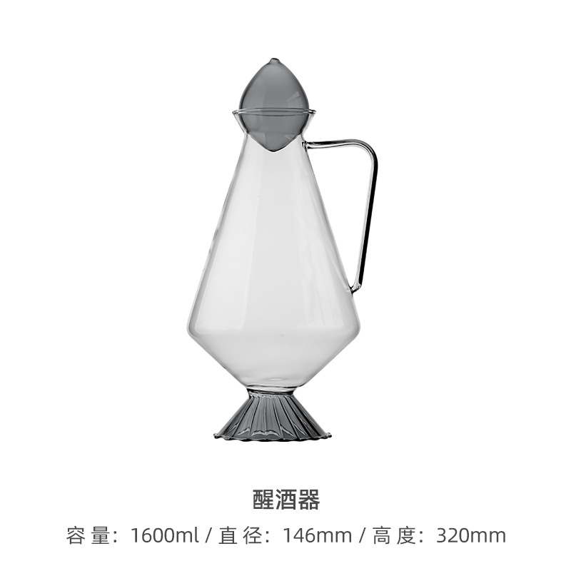 Juego de copas de vino de Borgoña de alta gama, decantador, caja de regalo para bodas en casa