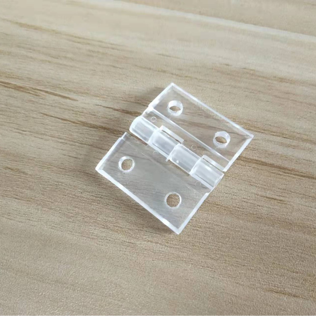 IVA de fábrica transparente esmerilado con agujeros con tornillos con bisagra de acrílico orgánico de plástico esmerilado endurecido por resorte