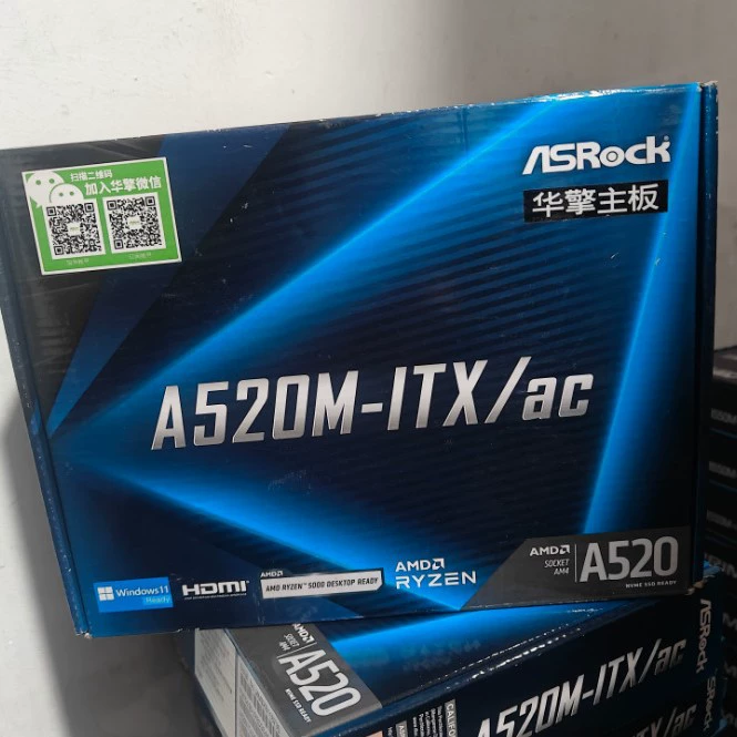 Совместимая материнская плата ASRock, 520M, для процессоров AMD Ryzen R5, поддержка 5600G/5700G