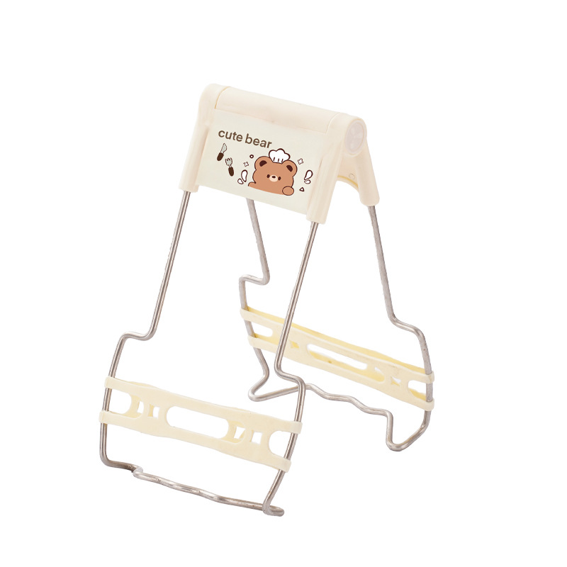 abrazadera de platos a prueba de escaldos abrazadera de platos a vapor abrazadera de platos a prueba de escaldos abrazadera de platos de cocina silicona aislamiento térmico antideslizante