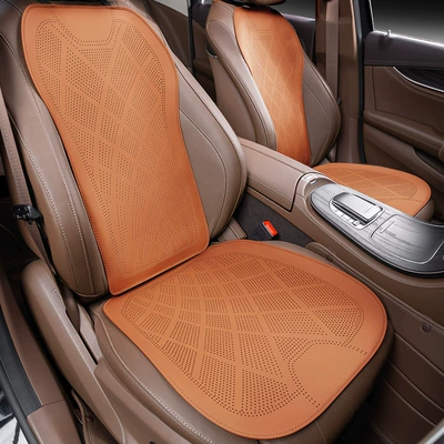 for all seasons universal nappa leather: Four Seasons Pad - ultra-thin-and-breathablebackrest-single-piece-ideal-orange-clean-labelno-logo
