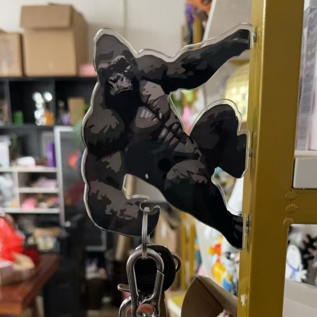 2025 explosión transfronteriza Magnetic King Kong regalo decoración muñeca decoración musculosa fabricante al por mayor