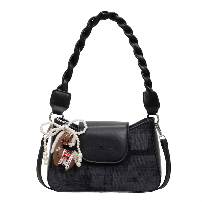 Retro bolso pequeño para mujeres 2026 nueva moda de hombro simple bolso de mochila diaria de textura nicho bolso de mano image 10
