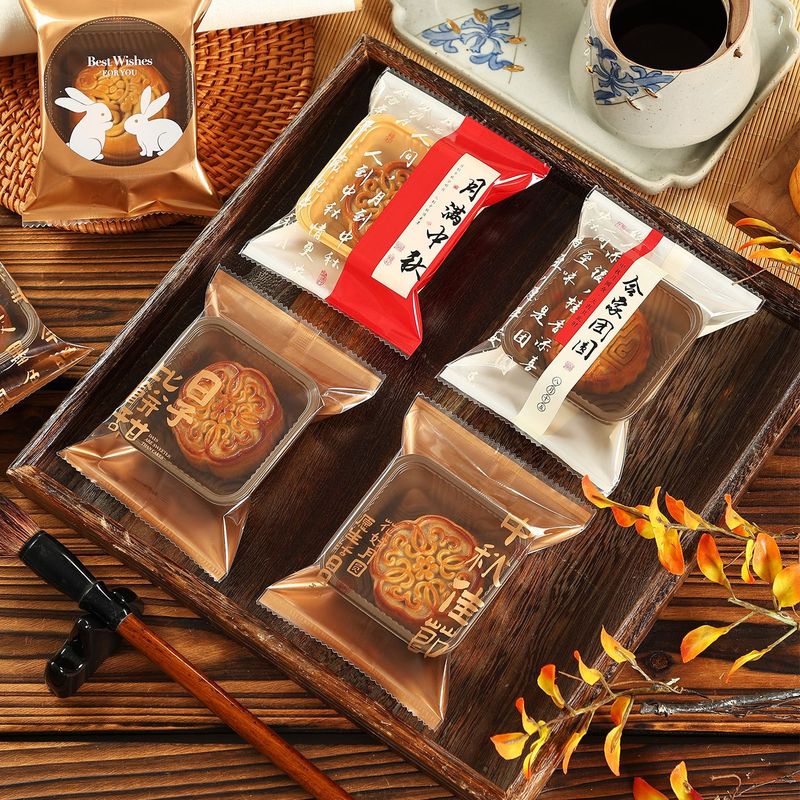 2025新款月饼包装袋50g-125克中秋流心冰皮蛋黄酥机封袋月饼袋子|undefined