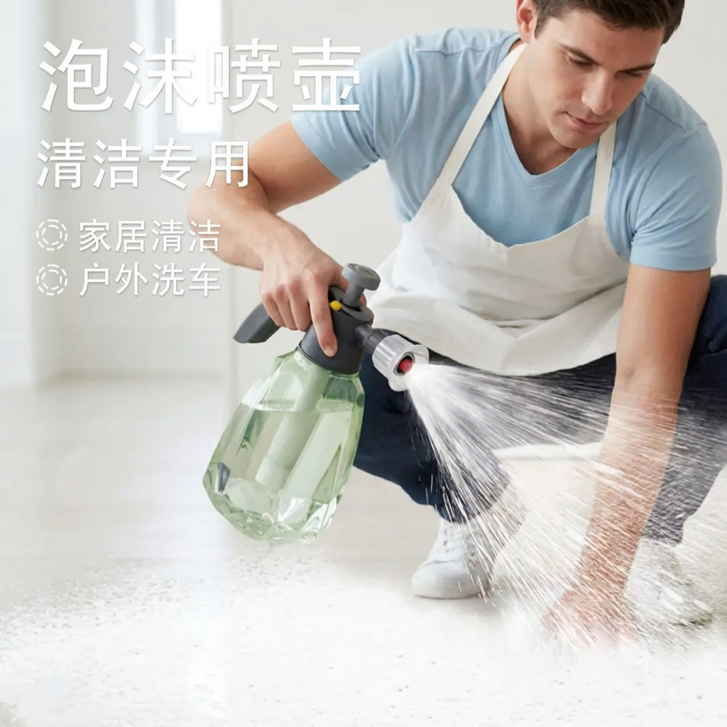 洗车泡沫壶浇花水壶压力园艺家用洒喷雾器消毒浇水气压式喷壶园艺