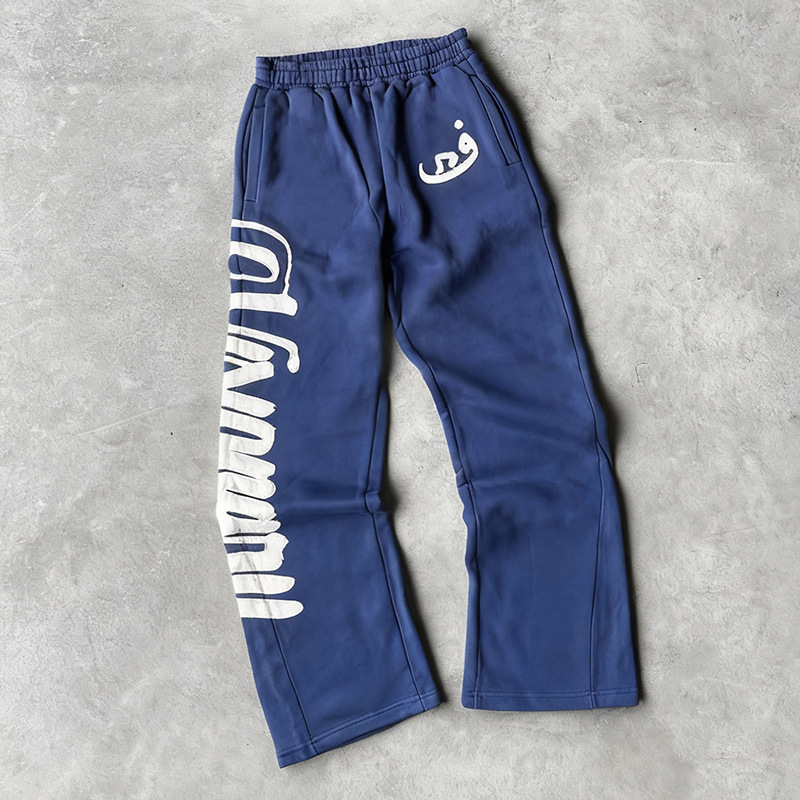Syna Sweatpants Logo Blue