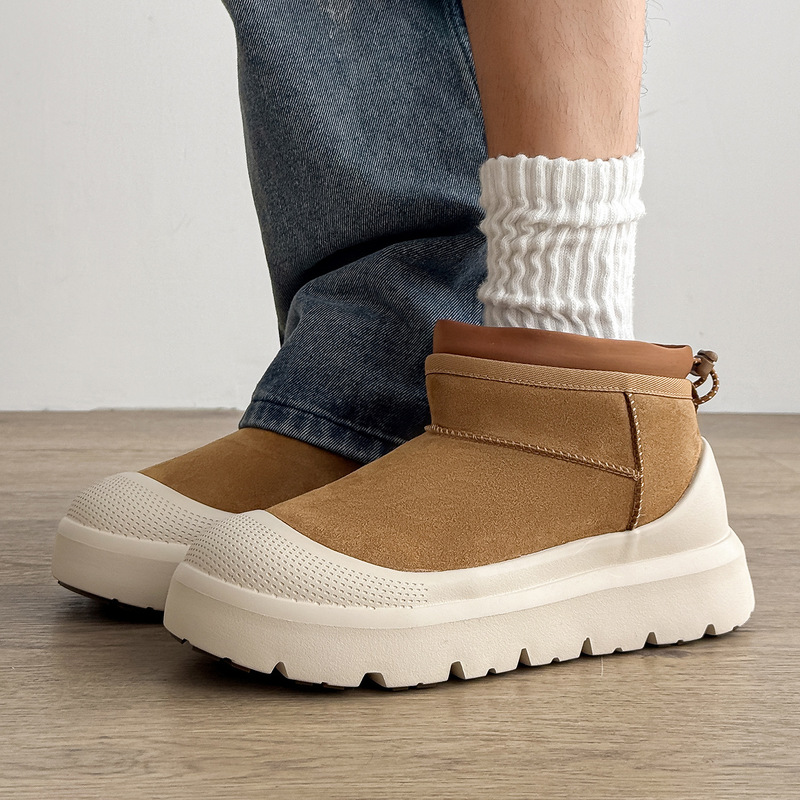 3923 Wang Yibo's Same Style Tasman Snow Fleece-Lined Short-Tube Winter Dopamine Couple Autumn and Winter Boots Men's and Women's Cotton Shoes