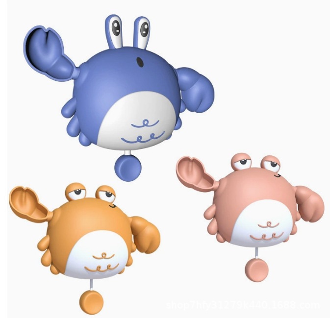 끈으로 잡아당긴 짧은 눈 게 색상 랜덤