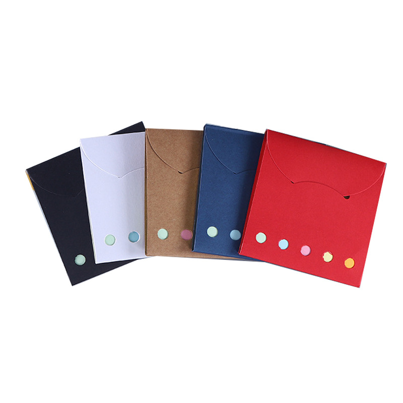 Cartera de papel kraft sonriente de post-it Post-it Post-it Transfronterizo Amazon N veces Post-it Notebook Personalizado Logotipo Impreso image 5