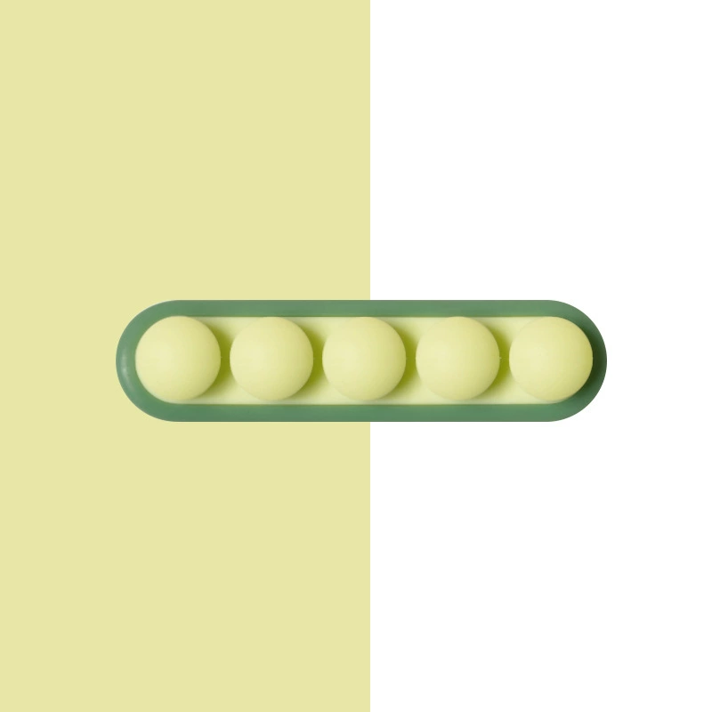 PIN TU pea pea solid wire USB charging cable storage device desktop network cable bundle cartoon hub clip