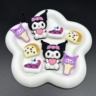 Hole Shoes Accessories DIY Fastener Cute Cartoon Slippers Shoe Flower Removable Shoe Buckle Creative Three-dimensional Decorative Buckle
