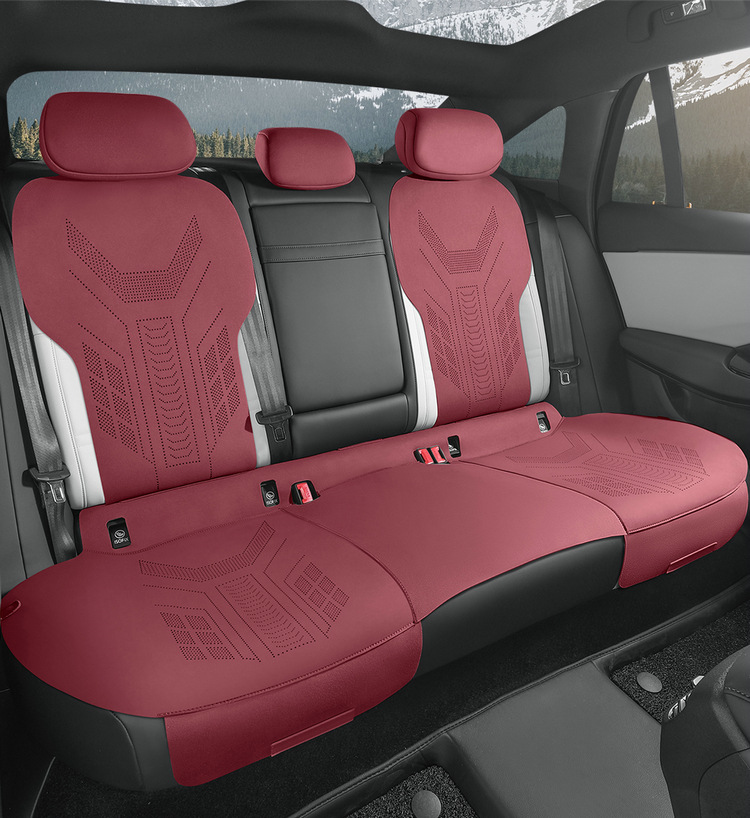 Hongqi EH7 special car seat cover suede four seasons suitable for semi-enclosed cushion breathable saddle cushion seat cover